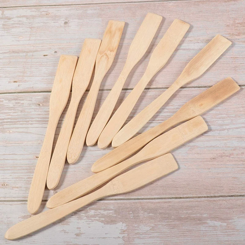 

Milk Stirring Sticks Bamboo Wooden Natural Practical Stirring Spoons Mixing Sticks for Hotel Restaurant Tea Shop 10Pcs
