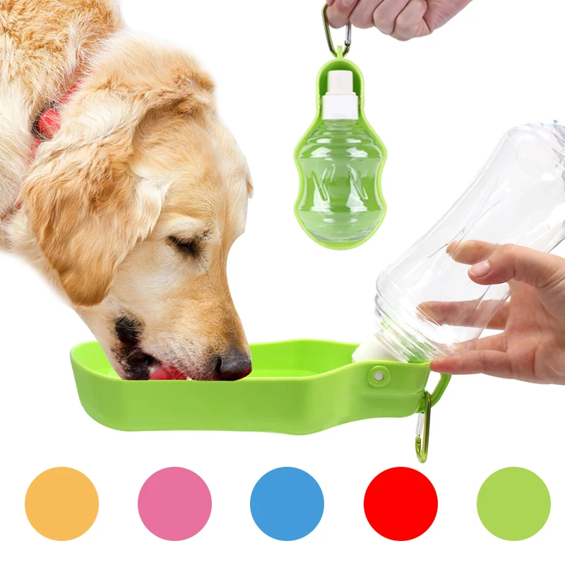 

Portable Dog Water Bottle For Small Medium Large Dogs Pets Drinking Water Feeder Dispenser Outdoor Travel Puppy Cat Water Bowl