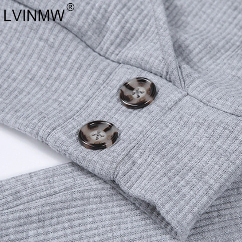 LVINMW модный осенний Женский комплект из двух предметов v-образный вырез длинный