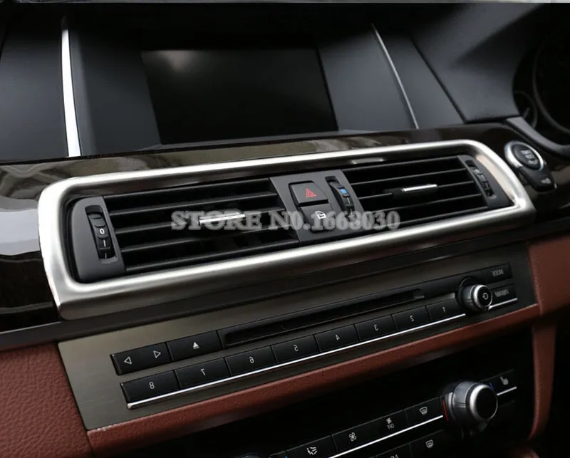 

ABS Inner Center Console Air Vent Outlet Cover Trim For BMW 5 Series F10 F11 2011-2015 Car accesories interior Car decoration
