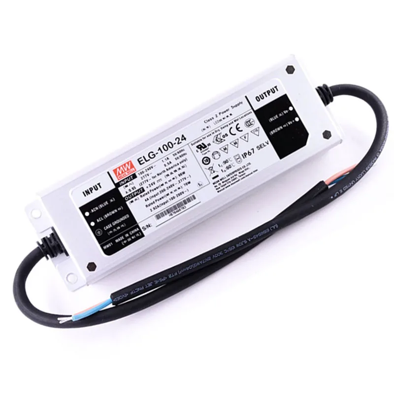 UL CE MeanWell IP67 Водонепроницаемый Светодиодный драйвер 75 Вт 100 150 200 240 источник
