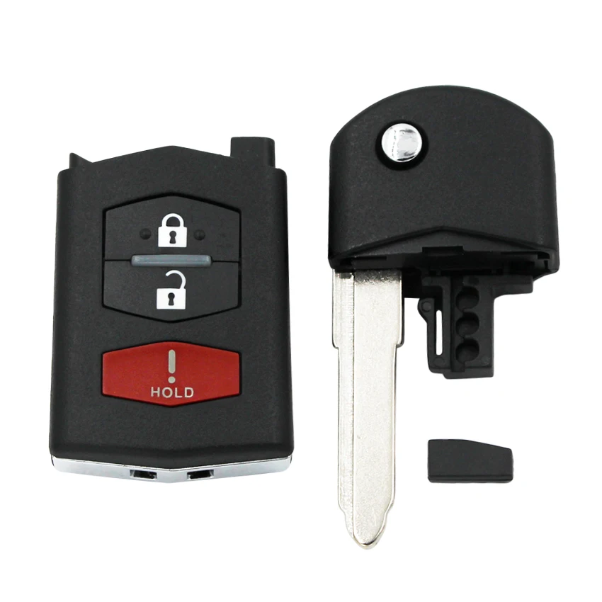 Складной ключ-раскладушка с кнопкой 2 + 1/3 дистанционный ключ FSK 315 МГц 4D63 80Bit чип FCC