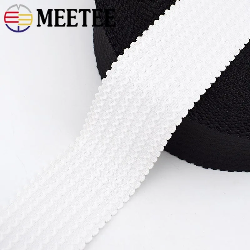 Meetee 5/10 метров 6 см полиэстер волна Эластичная лента юбка брюки пояс Резиновая лента тесьма DIY тканевый пояс, аксессуары для шитья