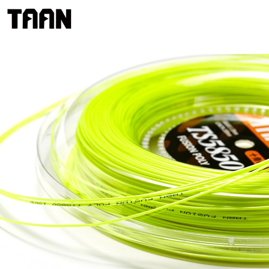 1 Reel TAAN 1.20mm TT5850 Tennis String Poly Cyclo Decagonal Fusion Polyester Gym Training Tennis Racket String 200m