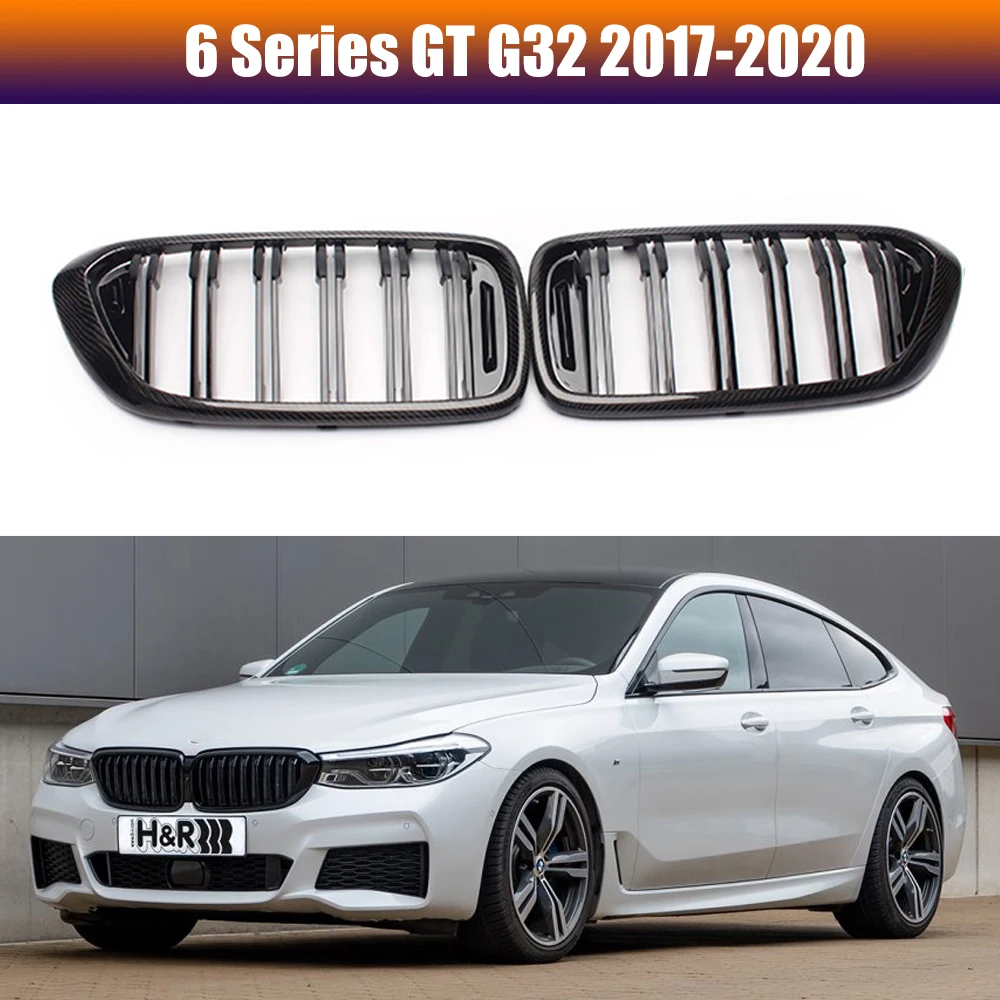 

Решетка радиатора переднего бампера из углеродного волокна для BMW 6 серии GT G32 630i 640i 2017-2020