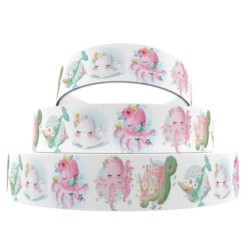 5Y рыбий океан Осьминог Корсажная Лента ткань для упаковки подарков своими руками