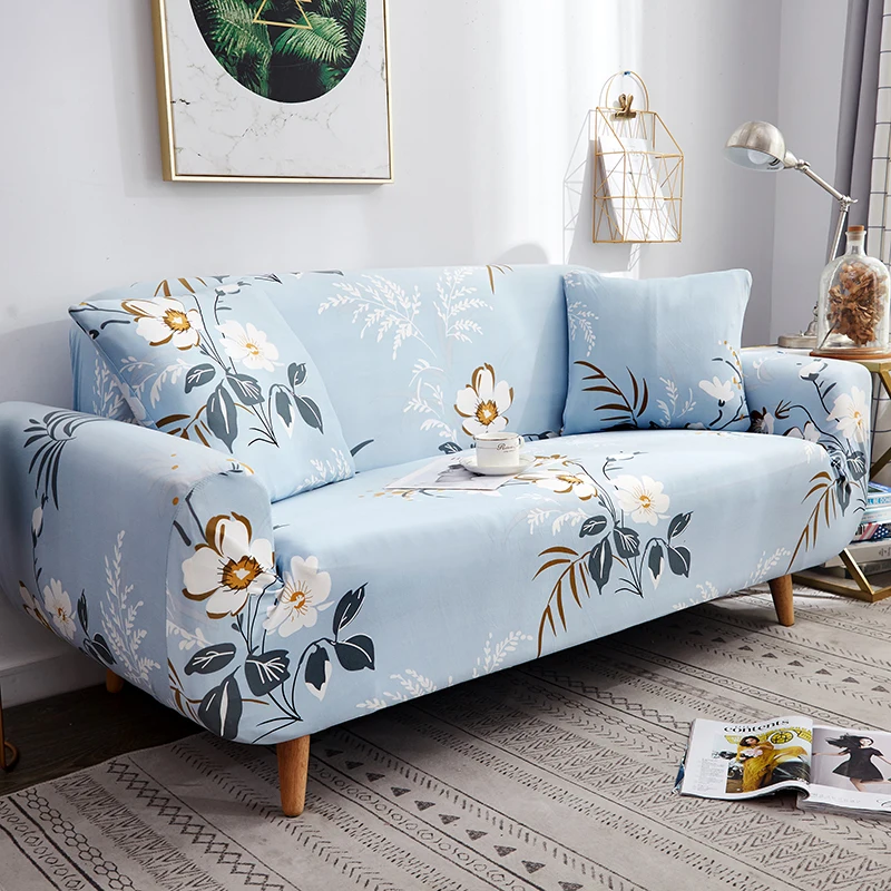 

Elastic spandex modern printed sofa cover living room non-slip corner full-wrapped dustproof and pet-proof sofa cover