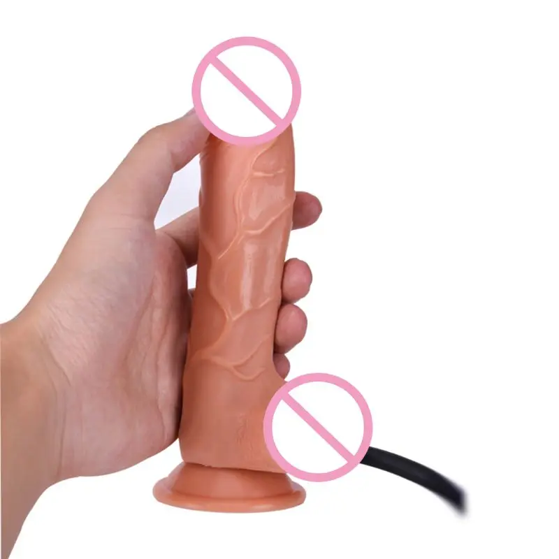 Orgasm Huge Inflatable Penis Dildo Plug Anus Suction Cup Realistic Sex Toy | Красота и здоровье