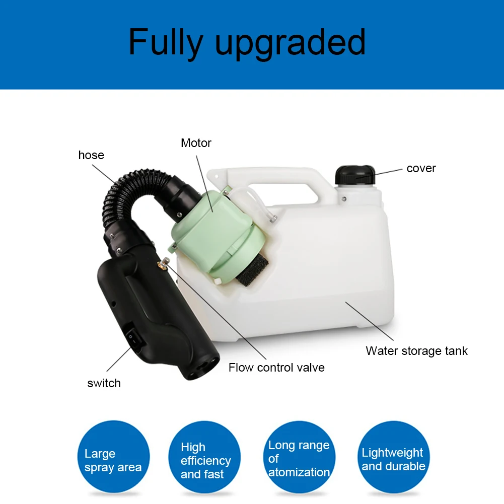 8L садовый Электрический ULV распылитель ручной рюкзак машина для внутреннего