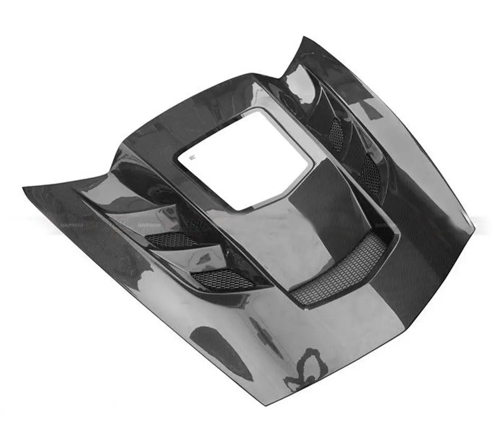 Центральный капот из углеродного волокна подходит для 2014 2017 Corvette C7 задний Splitte