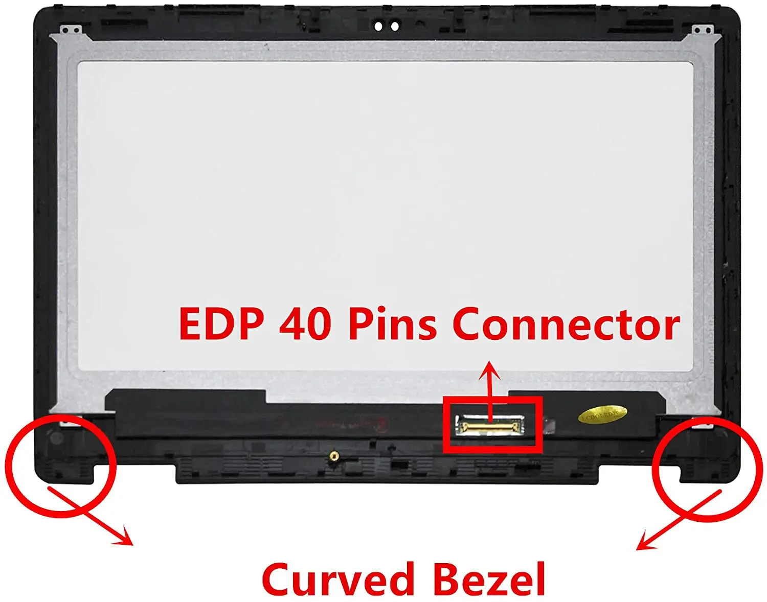 ЖК-экран 13 3 дюйма и сенсорный дигитайзер в сборе для dell inspiron 5368 5378 5379 p69g рамка