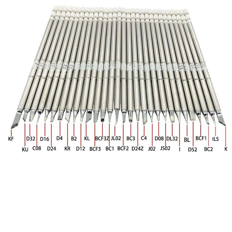 T12 Электрический жало паяльника T12-K B2 BC2 ILS JL02 D24 KF для Hakko fx951 DIY паяльная станция
