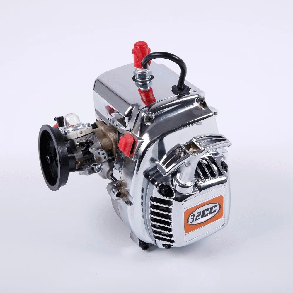 4 болта 32cc хромированный двигатель (Walbro 1107 карбюратор и NGK Свеча зажигания)