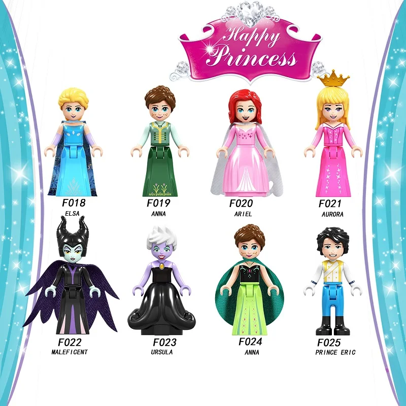 LegoING Сказка Принцесса Девочка Анна Эльза Золушка Playmobil друг минифигурные