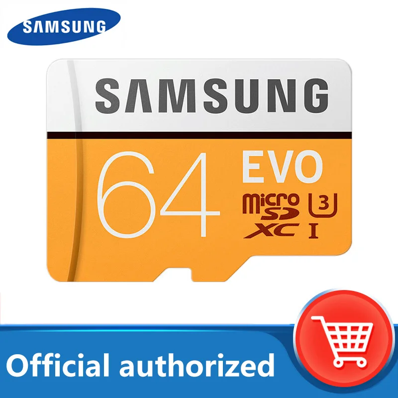 Карта памяти MicroSD SAMSUNG EVO Micro SD карта 32 ГБ 64 128 Class10 слот для карт SDXC UHS-I Trans Flash 4K HD
