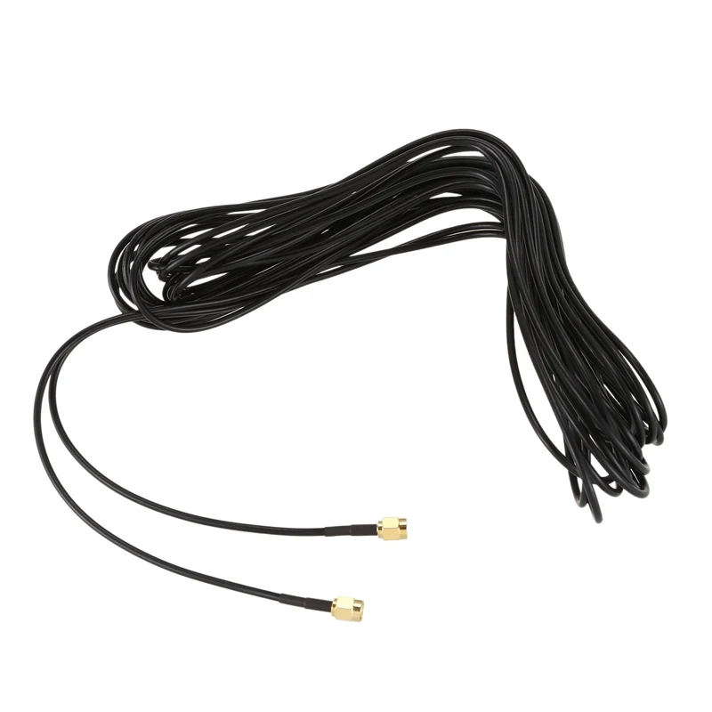10 м SMA штекер M Разъем RF коаксиальный Pigtail RG174 удлинитель золотой|Соединители| |