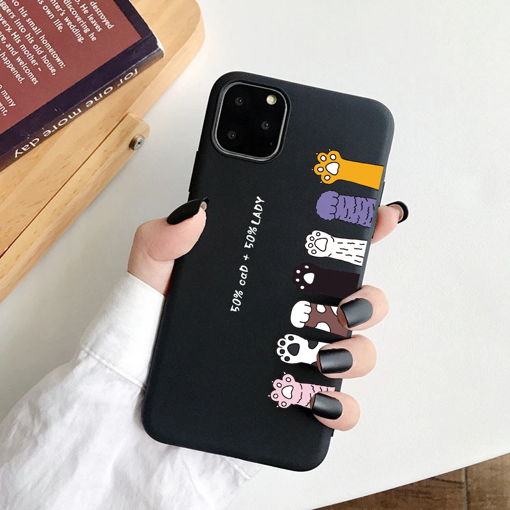 Мягкий ТПУ матовый чехол для iPhone 8 7 Plus XS чехол для MAX XR Fundas Coque чехол для iPhone 6 6s X 5S SE чехол 11Pro - Цвет: 04