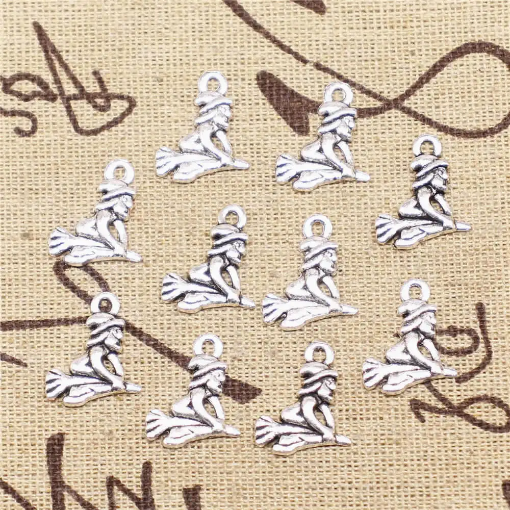 

10 шт., подвеска серебряного цвета, 16 х14 мм