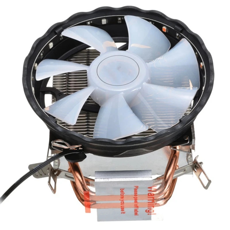

COOLMOON RGB LED Heatsink Cooling Fan Silent CPU Cooler 4 Pin RGB Fan Cooler for LGA 1150 1151 1155 1156 1366 775 AMD