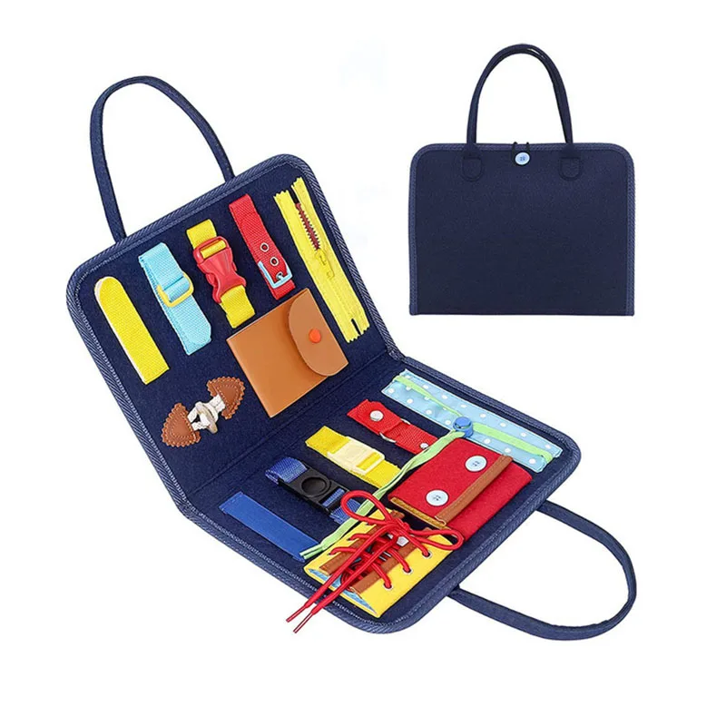 

Montessori Toy Essential Educational Sensory Busy Board For Toddlers Ntelligence Development Educational Learning Toy