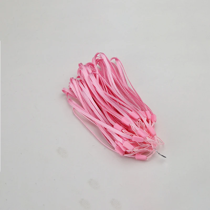 10pcs Pink 10 шт. Универсальный строп для ключей ремни для телефонов для Apple iPhone 7 Plus 8X6 6S Keycord Lanyards Finger Мобильный держатель подставка аксессуары - Цвет: 10pcs Pink