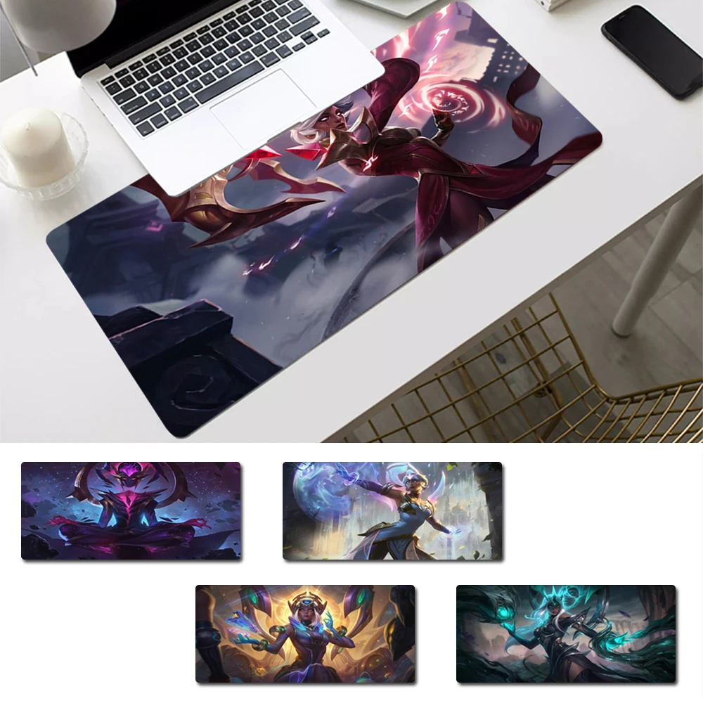 

Protection League of Legends Karma Gaming Mouse Pad Gamer Keyboard Maus Pad Desk Mouse Mat Game Accessories For Overwatch