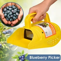super practical yellow berry picker plastic comb shaped blueberry rake for harvesting fruits picking tools orchard farm supplies