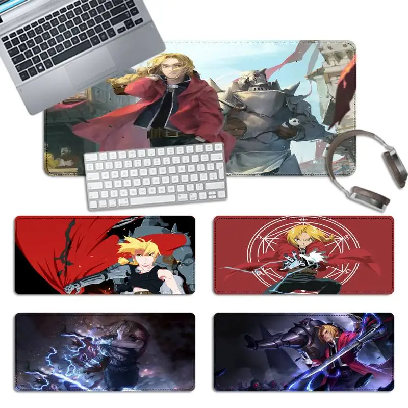 

Pattern Edward Elric Gaming Mouse Pad Laptop PC Computer Mause Pad Desk Mat For Big Gaming Mouse Mat For Overwatch/CS GO