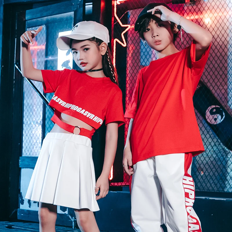 Детская одежда на рост 110-170 см Костюм в стиле хип-хоп для мальчиков и девочек