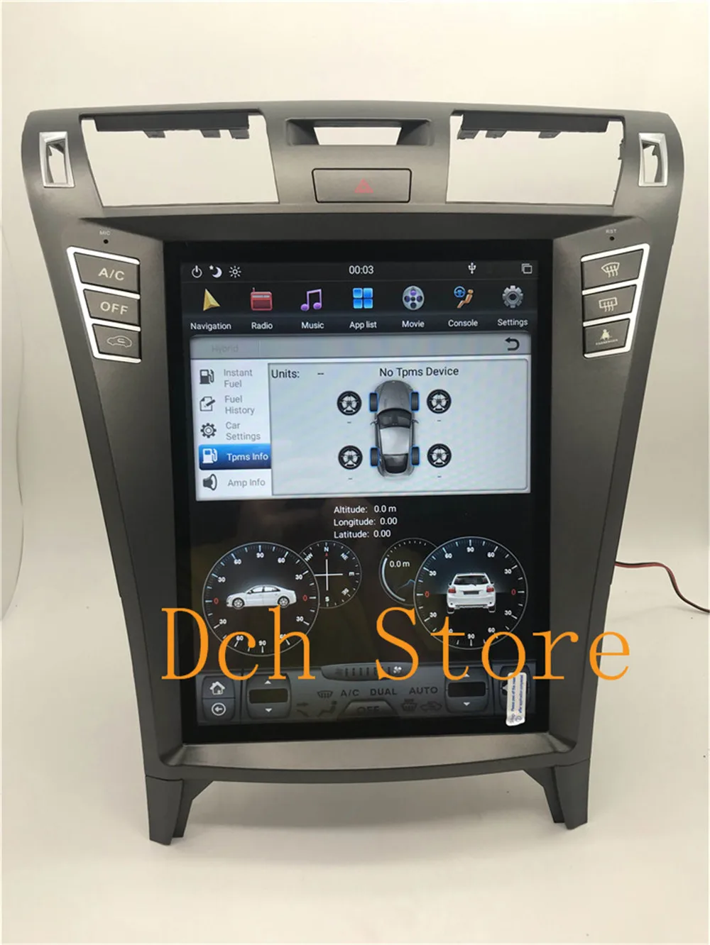 Вертикальный tesla стиль Android 8,1 автомобильный DVD gps навигация для lexus LS LS460 LS600 2006-2012 carplay 4 Гб ram 32 ГБ rom HDMI AHD радио
