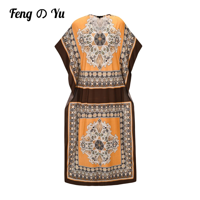 

Ladies Casual Loose Dress Bat Shirt Ladies Fashion Heart-shaped Neck Long Top Ladies Printed Dress Streetwear Oversized Front