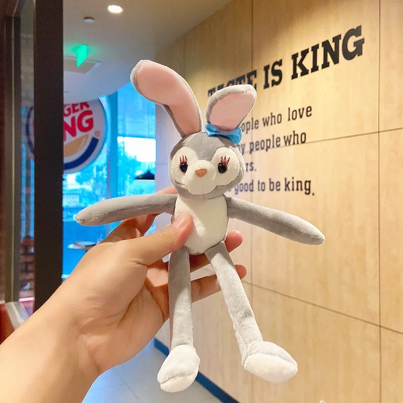 

WANGAIYAO doll plush cute rabbit keychain pendant school bag pendant doll couple doll bag accessories