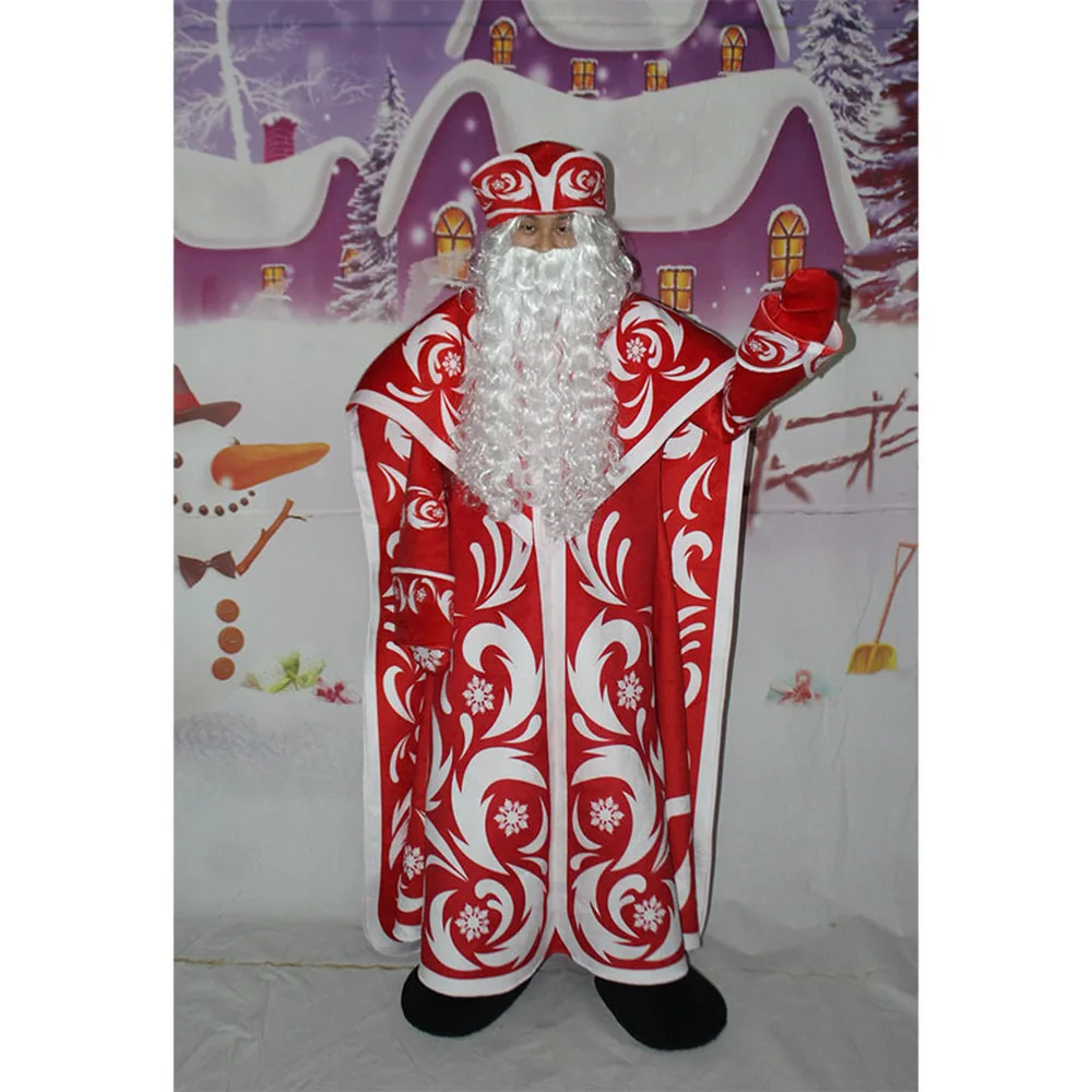 

New Santa Clause Mascot Costume Character Halloween Costumes Fancy Dress Suit Customize for Adults Promotion Carnival Halloween