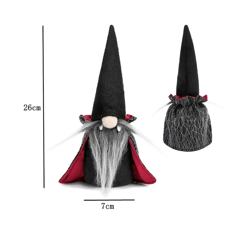 

Faceless Gnome Doll Halloween Decoration Family Holiday Decoration Children Toys Horror Halloween Ornaments Prop Horror Pendant