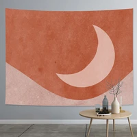 thickened cloth tapestry exaggerated abstract style wall hanging shade background cloths decoration home aesthetics