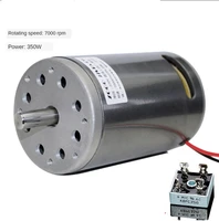 dc 220v 300w350w680w 7000rpm high speed double ball bearing with fan belt machine magnetic bead motor