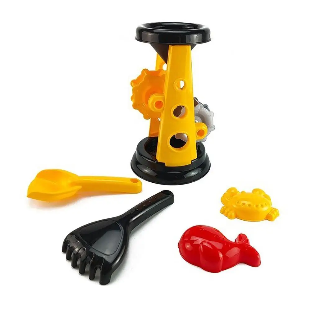 5 шт. детские летние пляжные песочные часы лопатка гранулятор игровой набор с