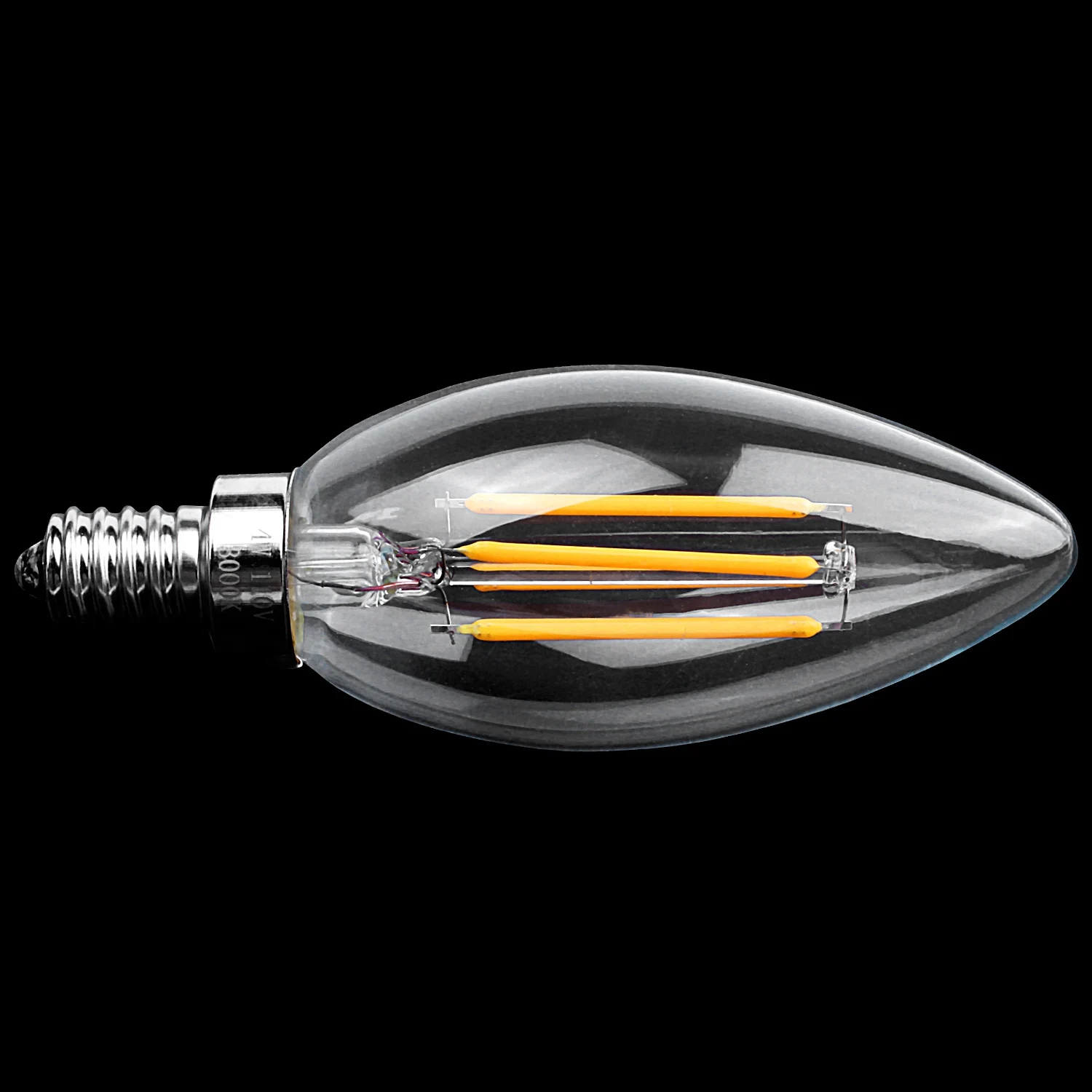 Promotion! Dimmable E12 4W COB Edison Candle Flame Filament LED Light Bulb Lamp 10*3.5cm | Освещение