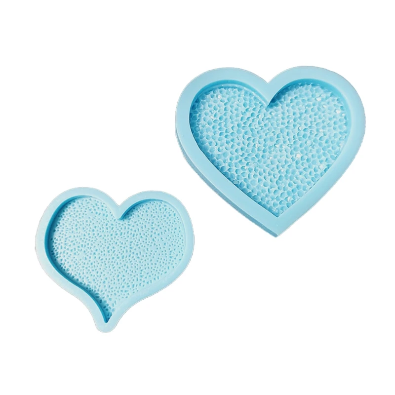 

2 Pcs/Set Love Phone Holder Epoxy Resin Mold Cellphone Bracket Rack Silicone Mould DIY Crafts Jewelry Ornaments Casting