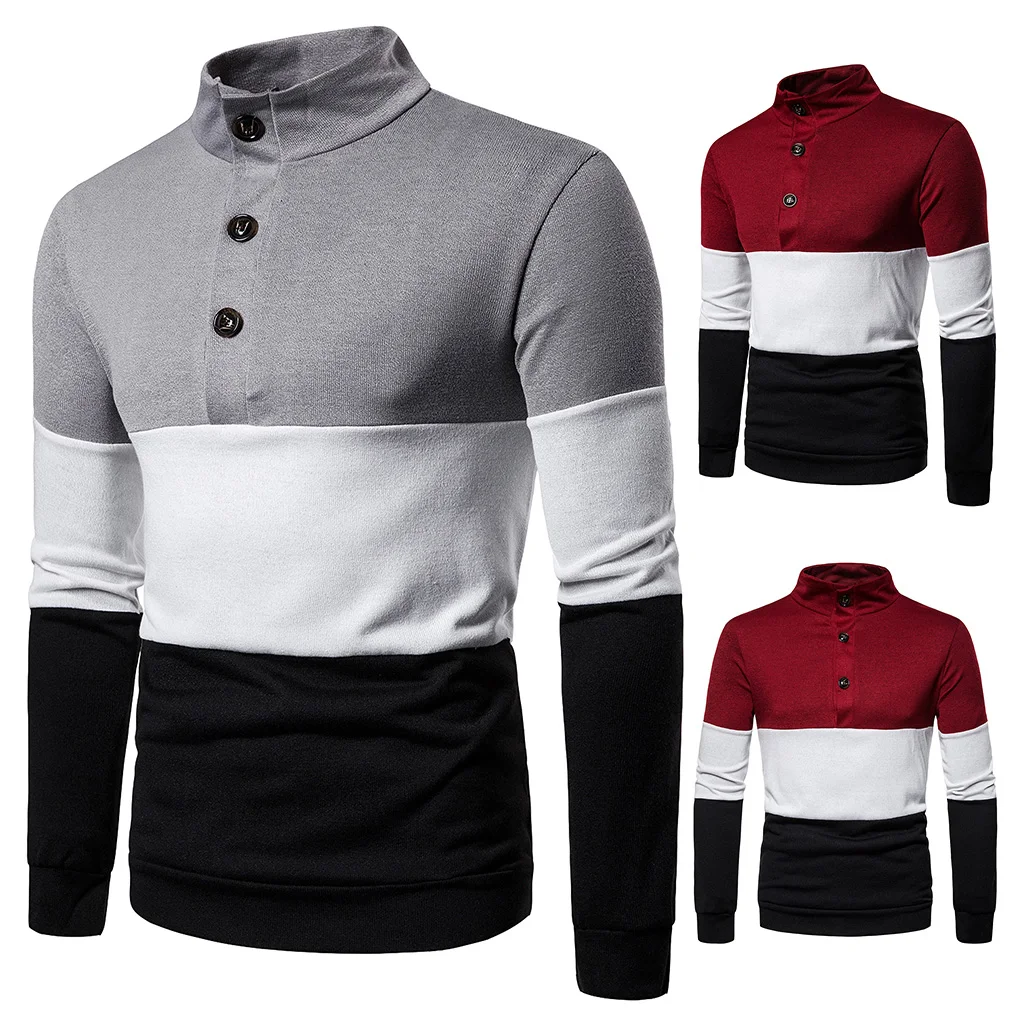 MJARTORIA мужской пуловер большого размера свитер с длинным рукавом пальто