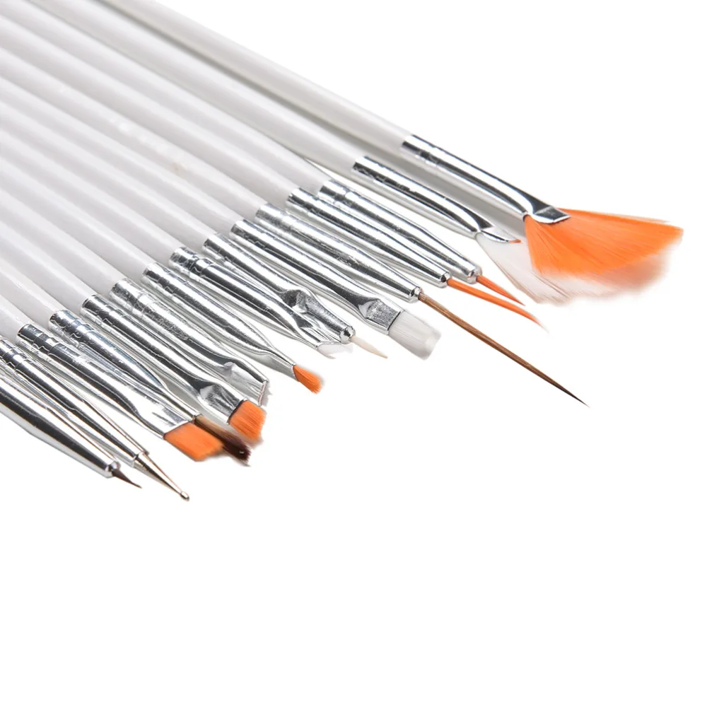 

15pcs Professional Nail Art maquiagem Decorations Brush Set Tools Painting Pen for False Nail Tips UV Nail Gel Polish Newest