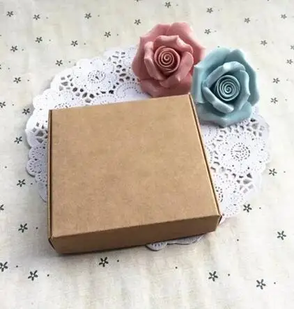 10 шт. размеров маленькая подарочная бумага крафт упаковочная коробка черная