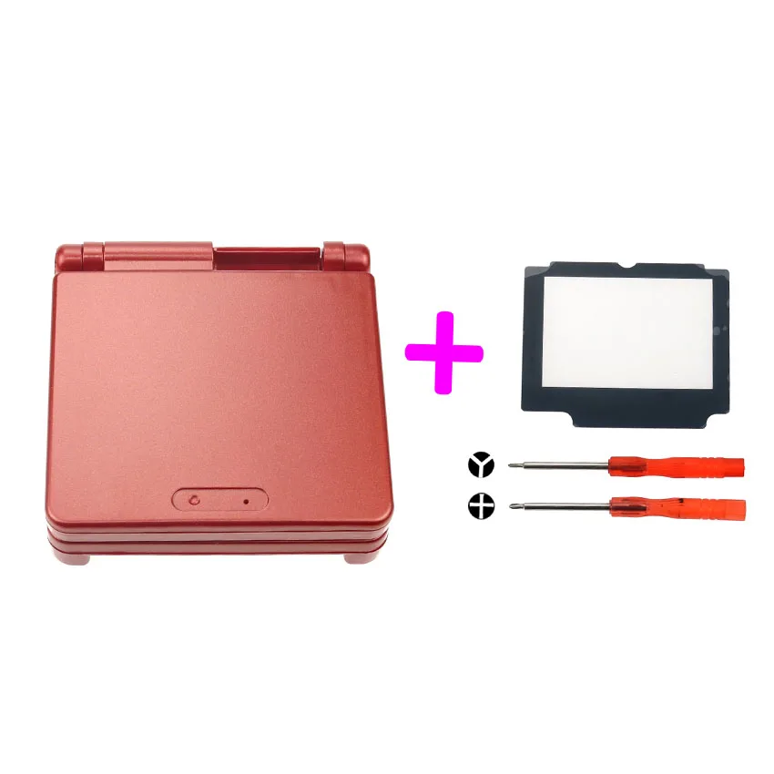 YuXi полный комплект корпус оболочка запасная часть для nintendo для Gameboy Advance SP для GBA SP чехол крышка с экраном объектив инструменты - Цвет: I