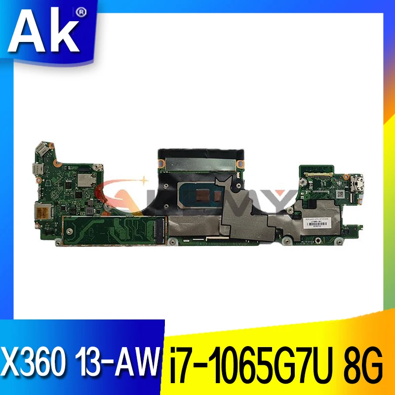 

DA0X3AMBAG0 X3A L71989-601 For HP Spectre X360 13-AW 13T-AW Laptop Motherboard L71989-001 with SRGKK i7-1065G7U 8GB RAM