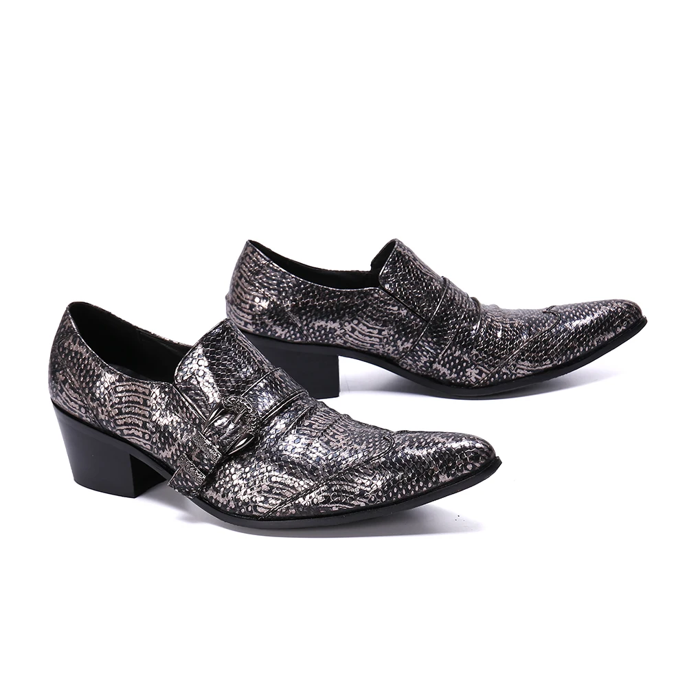 Christia Bella Мода для мужчин из натуральной кожи с пряжкой Большие размеры вечерние