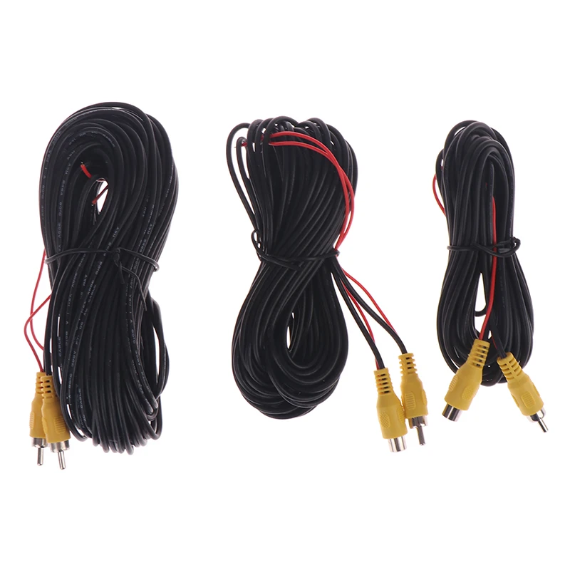 

RCA Male Female Car Reverse Rear View Camera Video Extension Cable Cord 6-20M