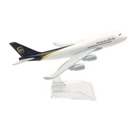 1400 ups 747 airplane metal diecast model collection desktop table ornaments airplane model decoration toy for lovers