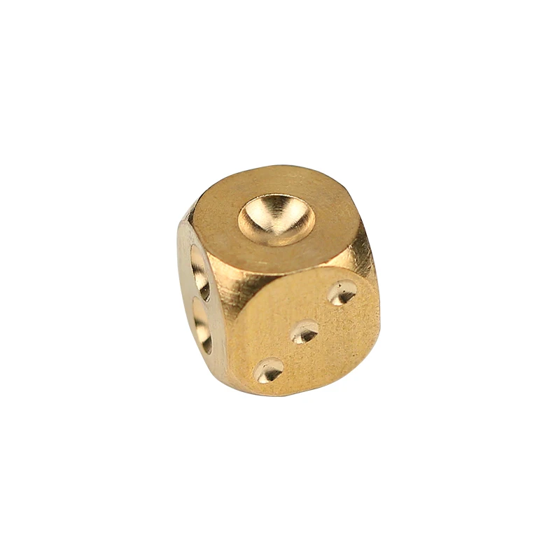 

Copper Dice 11 13 15 16 20mm Brass Dice Home Decoration Artware Props Bar Supplies Game Tool Copperware Metal Dice
