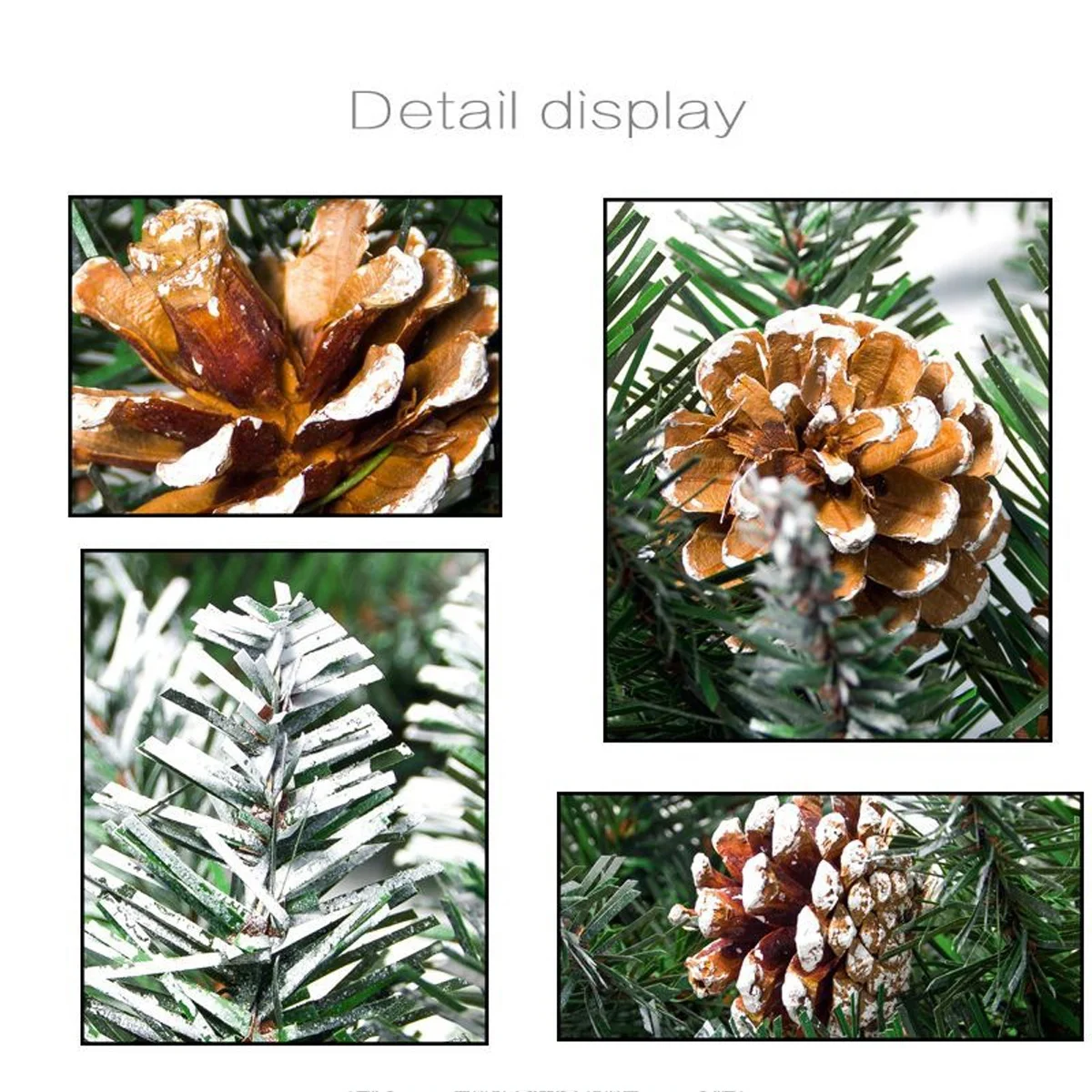 2 7 м Роскошная Рождественская гирлянда из ротанга с сосновыми шишками зеленый