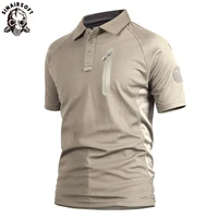 men short sleeve fast dry pullover polo t shirt tops outdoor tactical camping climbing breathable camouflage t shirt undershirt
